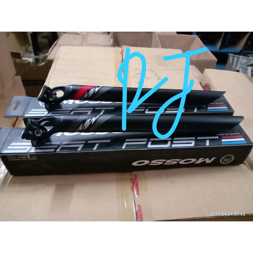 SEAT POST MOSSO 31.6x400MM
