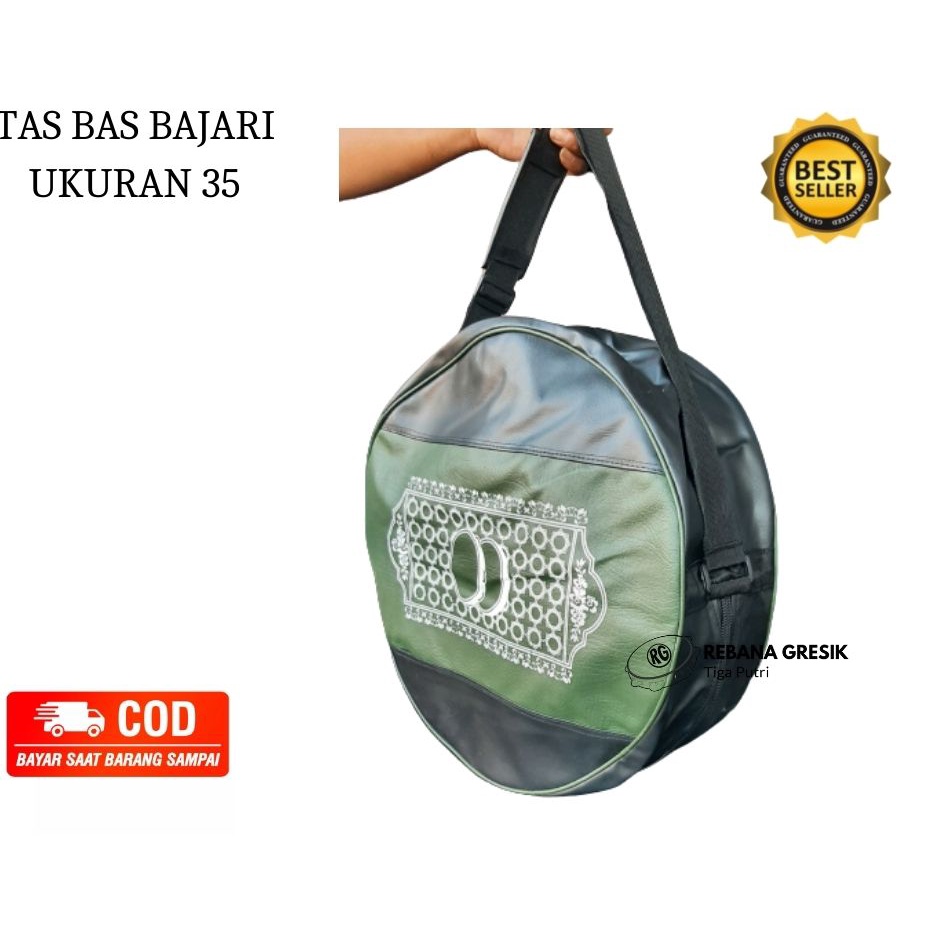 tas bas rebana hadroh ukuran 35 cm tas bas banjari tas bas rebana hadroh