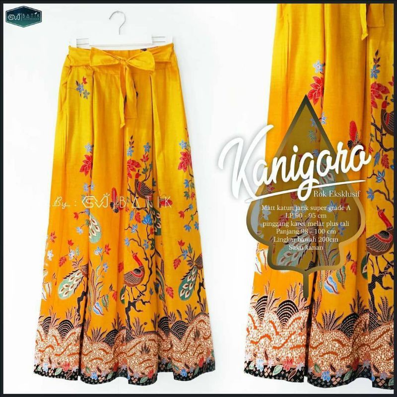 ROK BATIK payung allside M L XL bisa COD