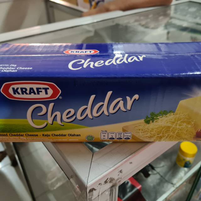 

Kraft Cheedar, 1 slop/2kg