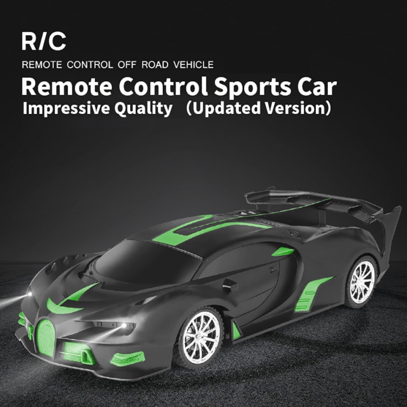 Ready✅RC Car Remote Control Sports Car 1/18 Scale Electric Toy Vehicle High Speed with Headlights for Kids Gifts