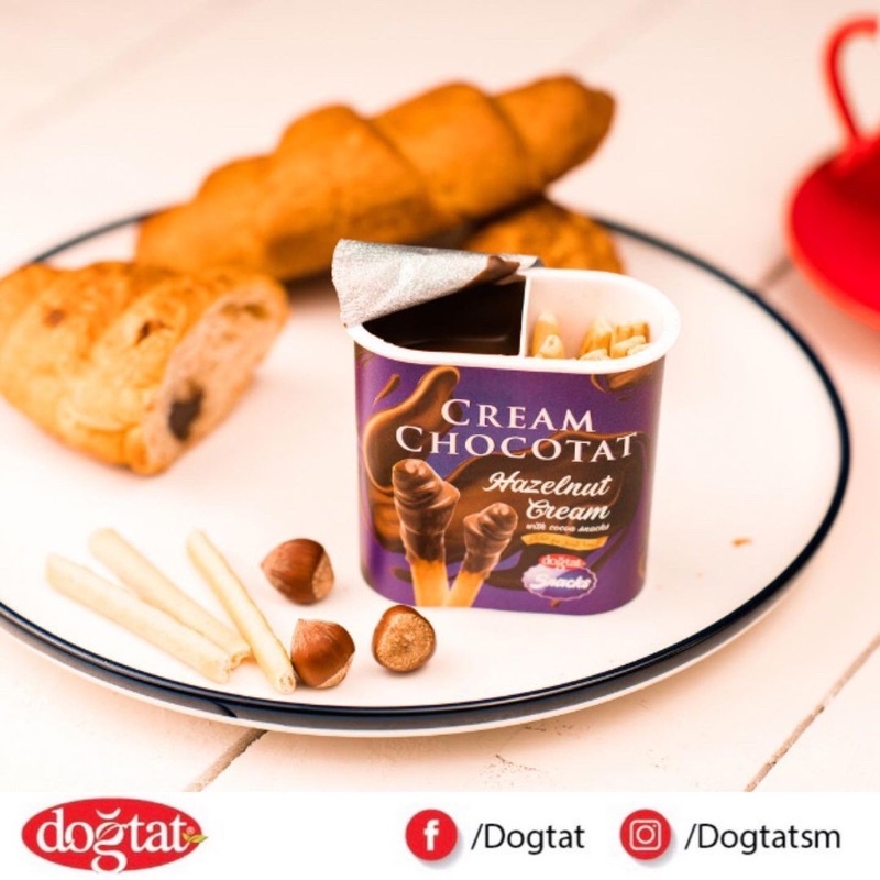 DOGTAT CREAM CHOCOTAT 55 GRAM - BISKUIT STIK DENGAN SAUS TURKEY