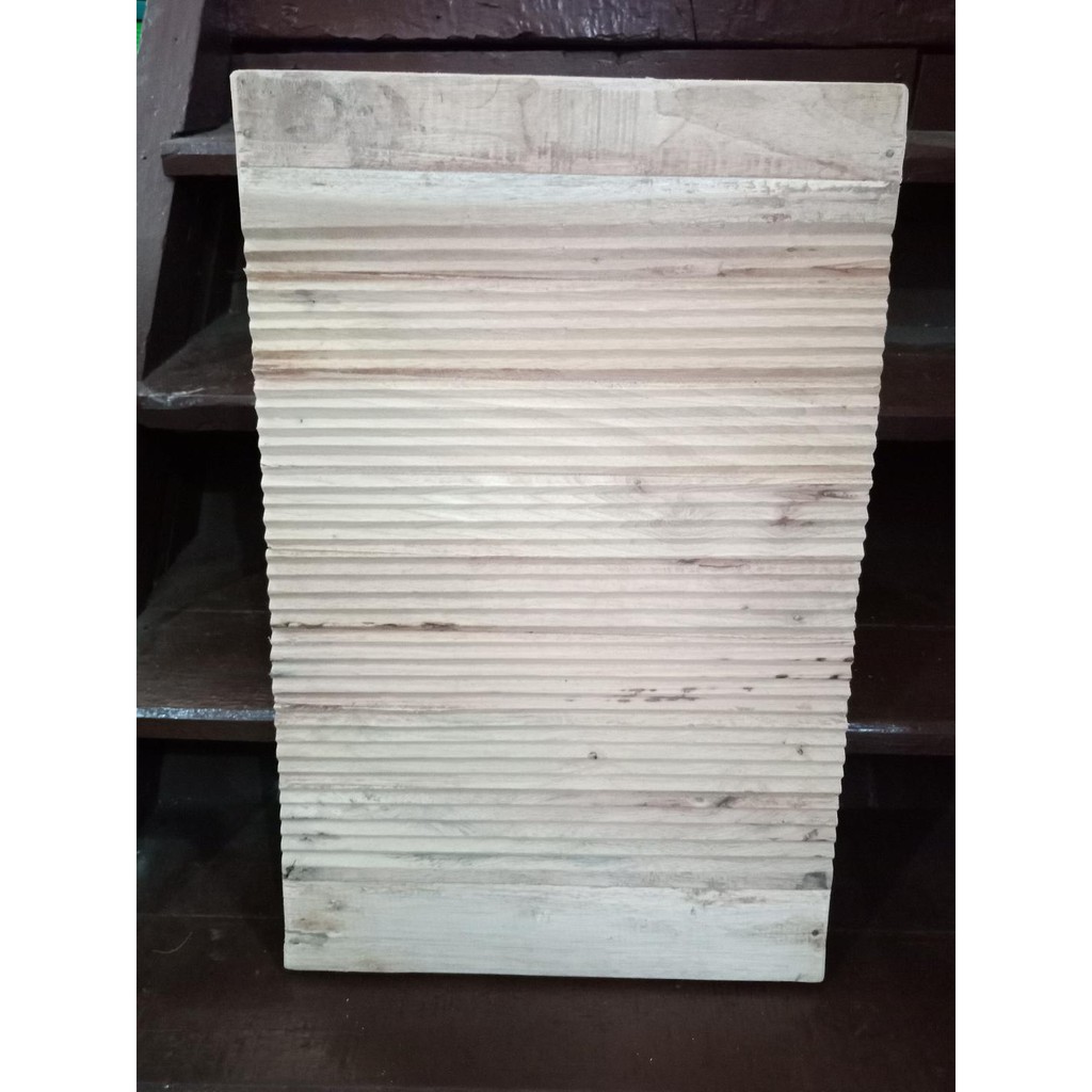 Gilesan / Penggilesan / Papan Cuci Kayu Kamper - TANGGUNG