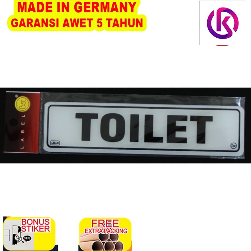 

Terlaris PAPAN LABEL AKRILIK TOILET TULIS
