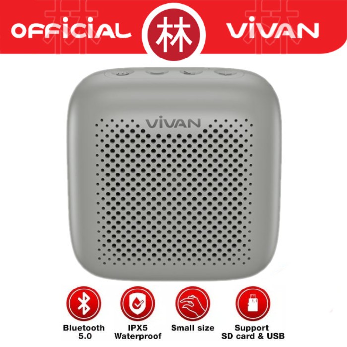 Vivan VS1 Outdoor Bluetooth Speaker 5.0 Waterproof