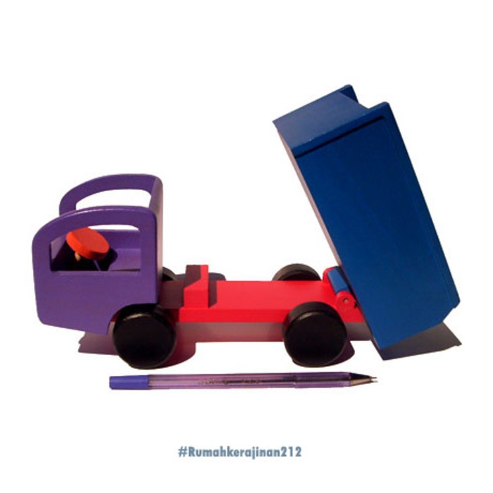 Mainan Kayu Edukatif Dump Truk