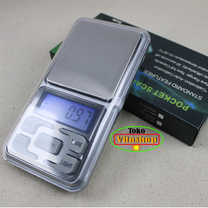 TIMBANGAN DIGITAL EMAS PERMATA POCKET SCALE 200G/0.01G