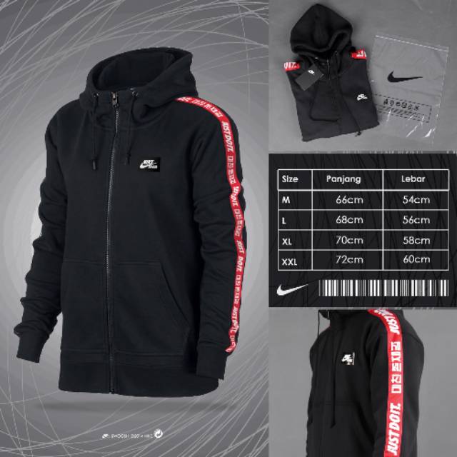 jaket hoodie nike original