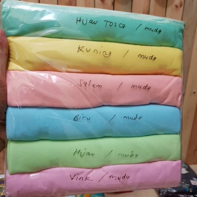 1 Helai Bedong Bayi Jumbo POLOS Rainbow Fejess 90x115 cm Bedong Selimut Baby per 1 Buah (1 HELAI)