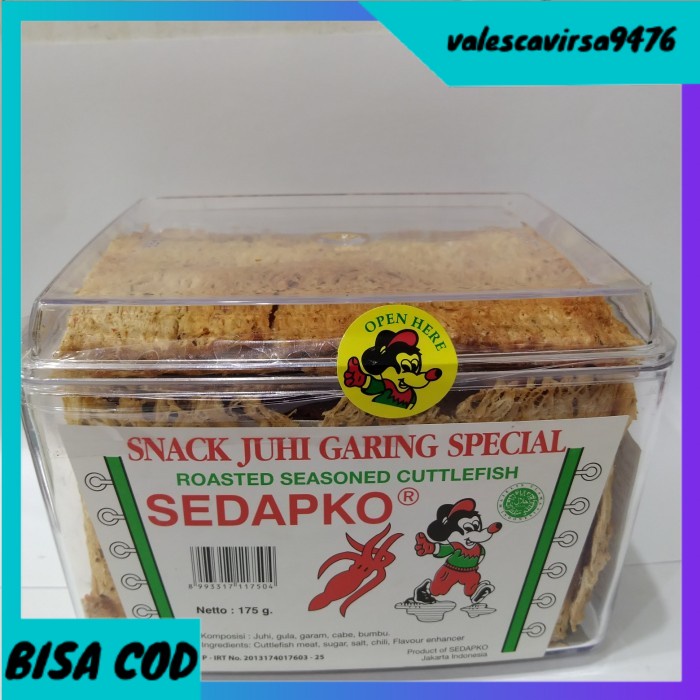 

⭐BISA COD⭐ SNACK CUMI KERING 175 GRAM/ SNACK JUHI GARING SPECIAL/ SEDAPKO