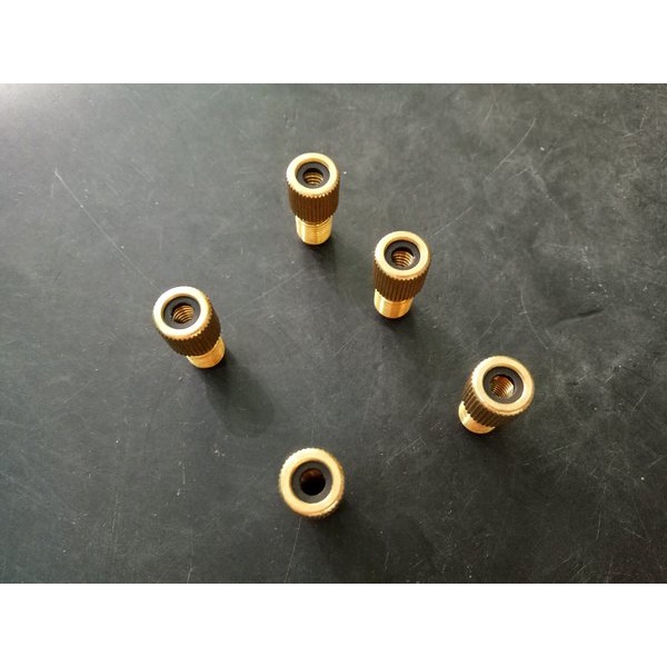 Adaptor Pompa Pentil Ban Sepeda Balap Fixie Mtb Road Bike Kuningan Sambungan Fresta