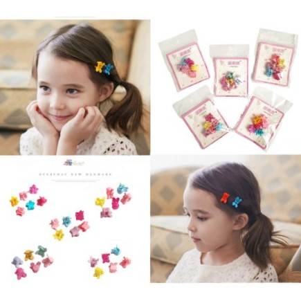 [6PCS] JEDAI MINI Set isi 6pcs - Jepit Rambut Mini Glossy - Jepitan Poni Rambut Mini - Jepit Rambut Lucu Colorful