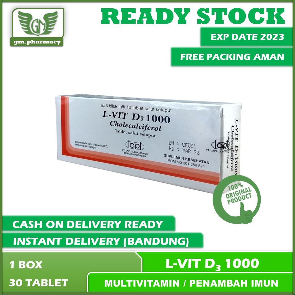L-Vit D3 1000 IU 1 box