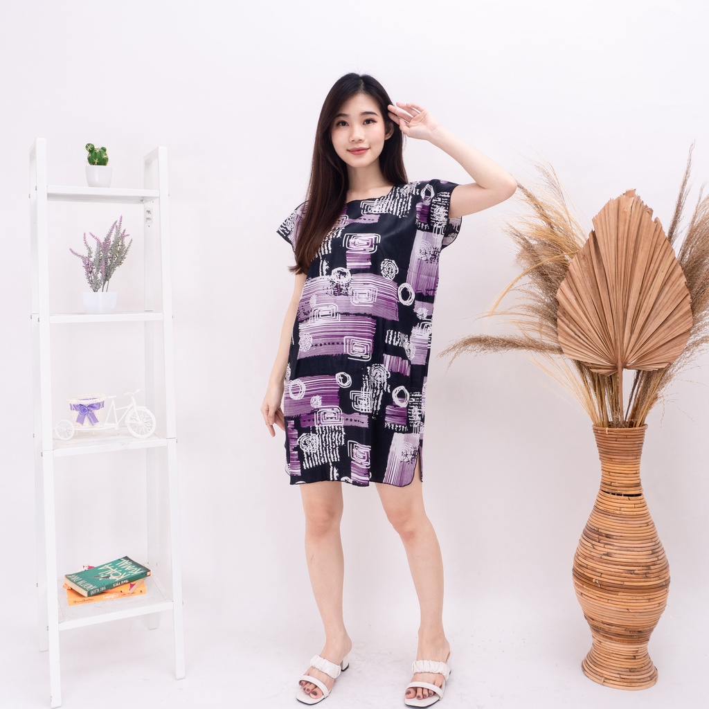 VS - DASTER MIDI Murah Kekinian Daster BAHAN SEJUK / Busui /daster ibu