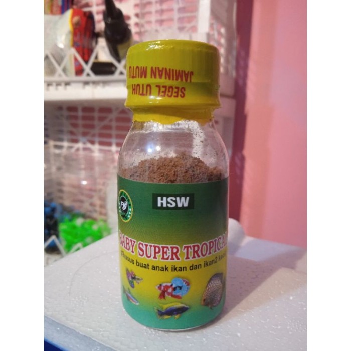 

BABY SUPER TROPICAL / PELET HALUS UNTUK BURAYAK IKAN CUPANG/IKAN HIAS