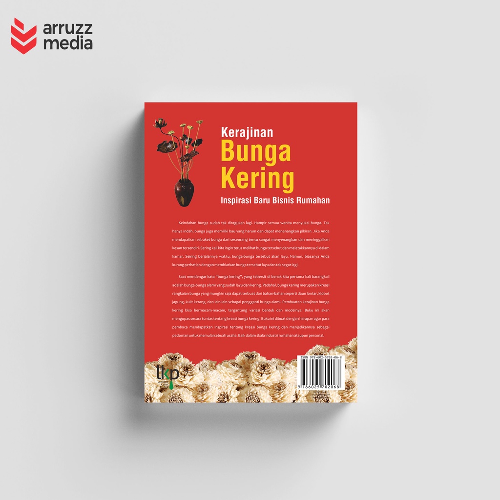 Buku Kerajinan Bunga Kering Inspirasi Baru Bisnis Rumahan-1