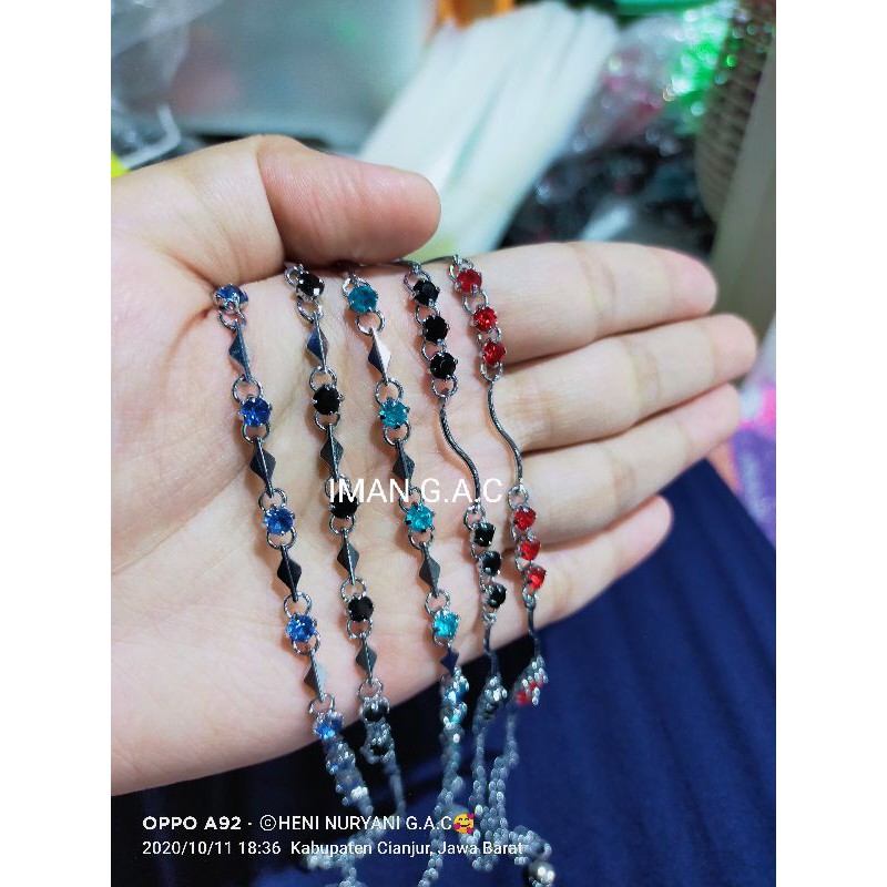 gelang tangan 2 in 1.. gelang kaki dan tangan