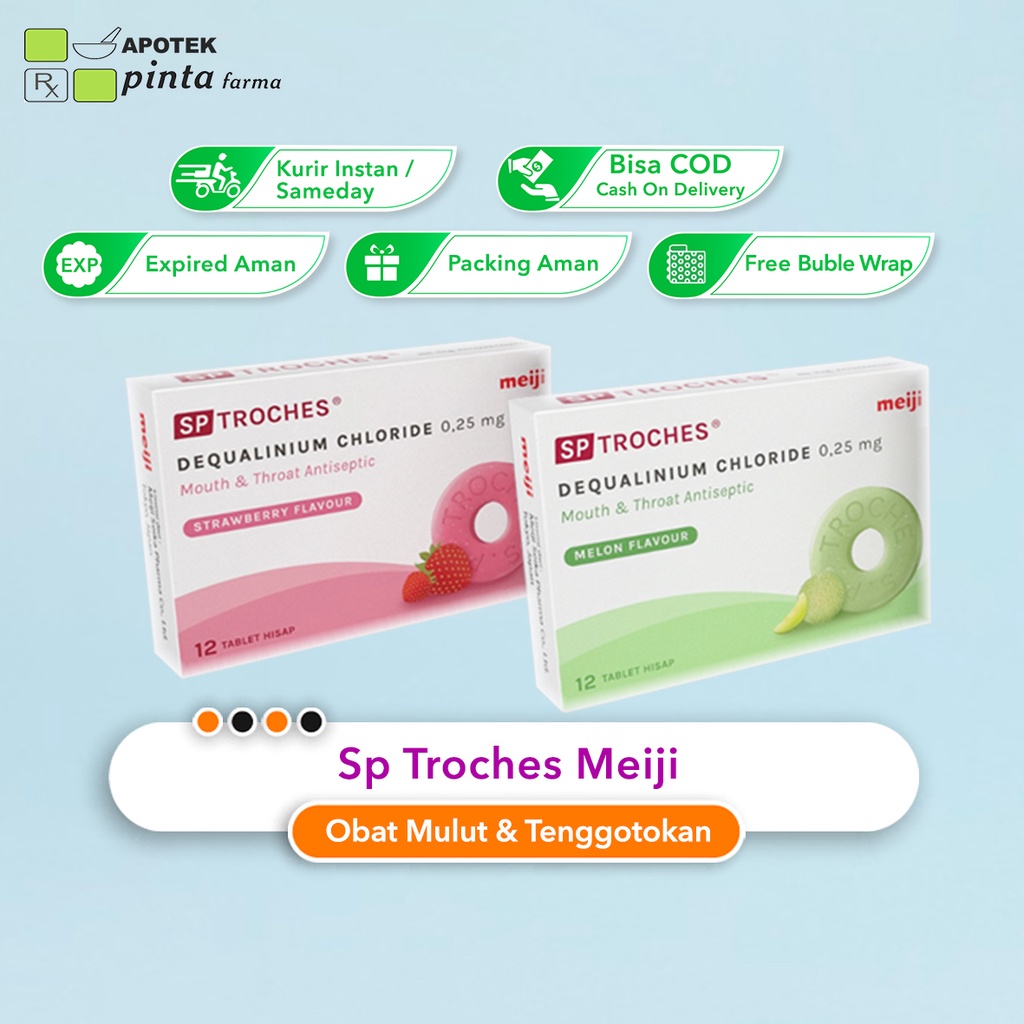 SP Troches Meiji 12 Tablet