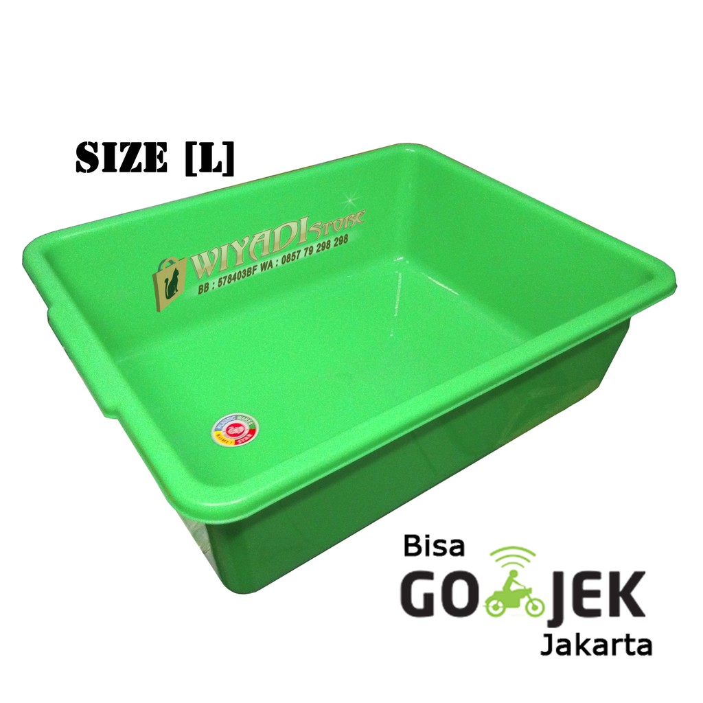 Litter Box Size [L] Kotak Toilet PUP Bak Pasir Kucing