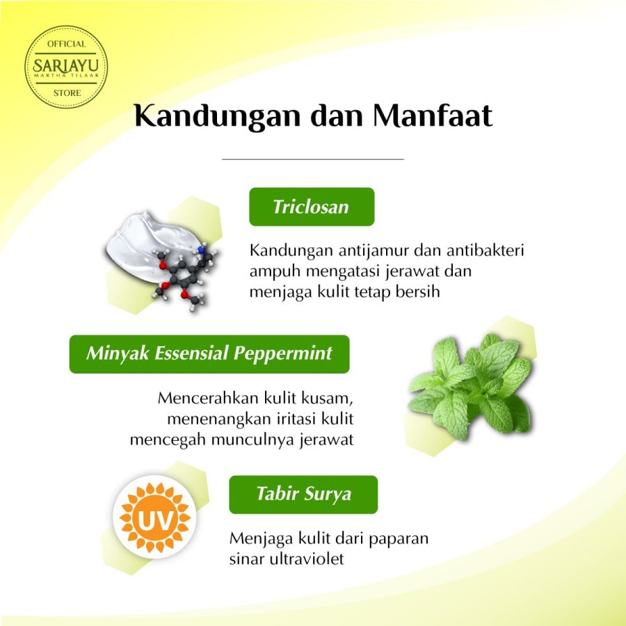 Sariayu Bedak Jerawat Refreshing Aromatic Kuning Pengantin 20gr