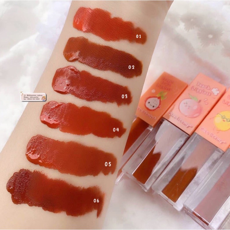 [ORI THAILAND] Kiss Beauty Fruit Matte Lipgloss