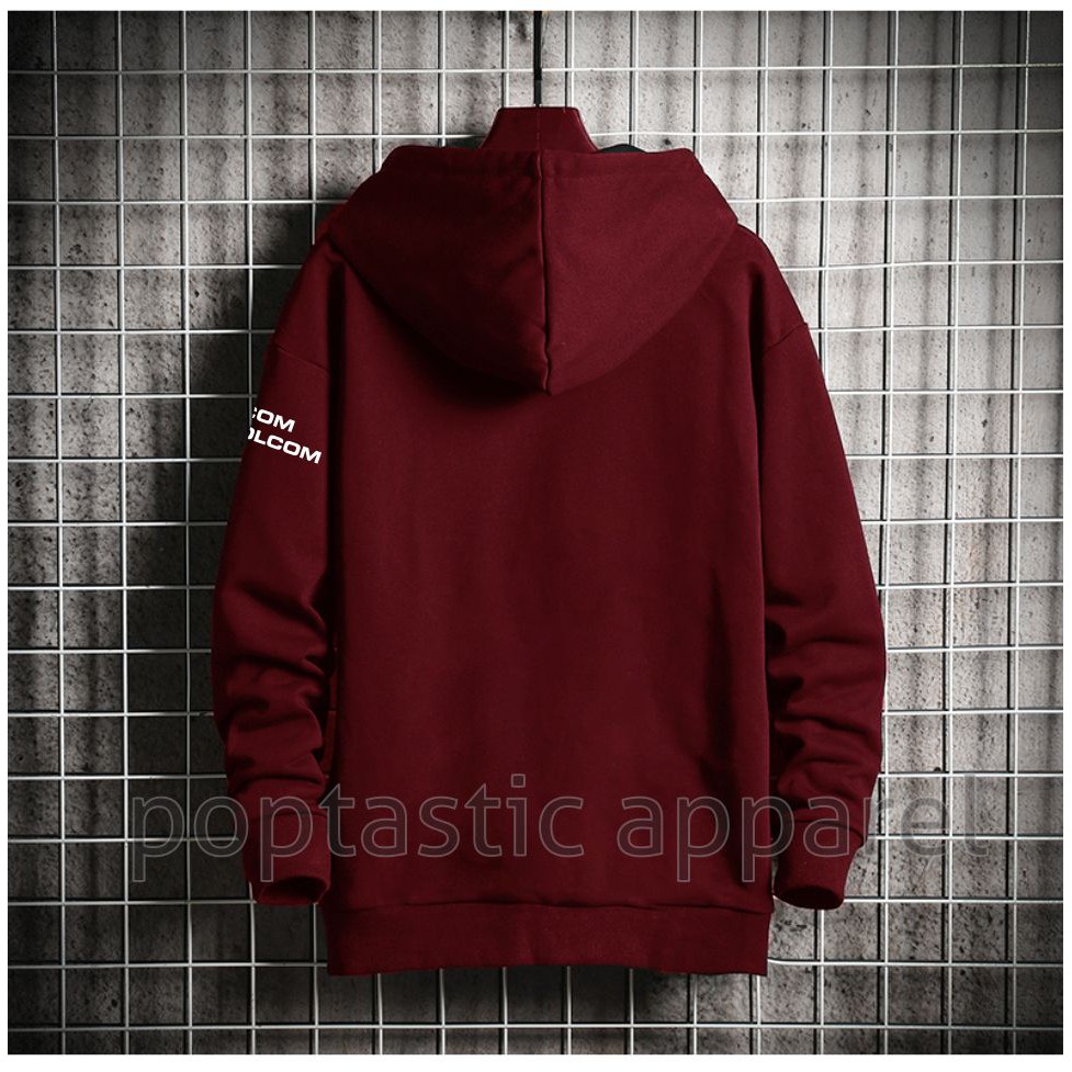 Sweater Hoodie Pria GOOD MORNING Sweter Fleece Pria Bertudung Tangan Panjang