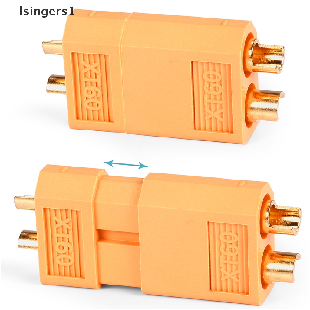 (lsingers1) 1 / 5 / 10 Pasang Konektor Plug XT60 Male Female Untuk Baterai Lipo RC