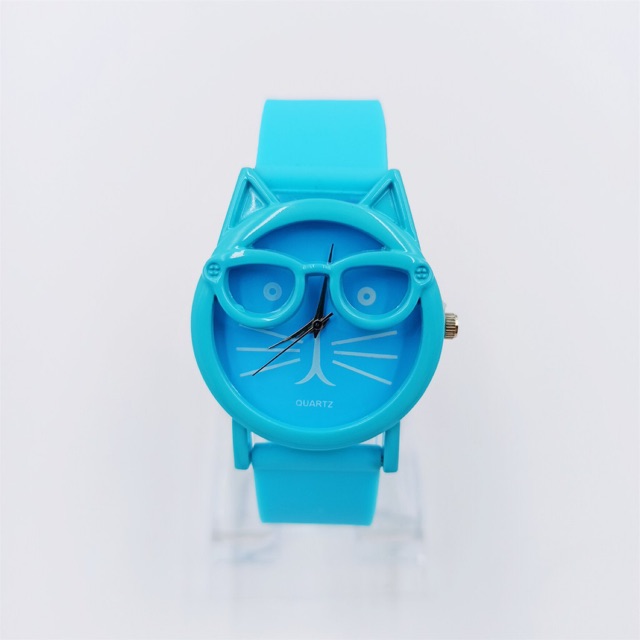 ✅COD [READY STOCK] JAM TANGAN KUCING JELLY ANGKA RUBBER BARU FASHION JAM TANGAN WANITA GROSIR  W19