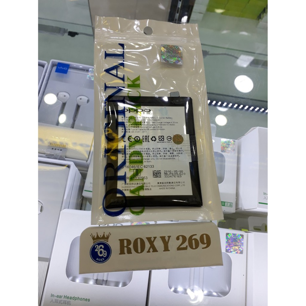 promo Batre Baterai Hp OPPO F1plus BLP609 Li-Polymer Battery 2850mAh ORI Battre Batterai Handphone F