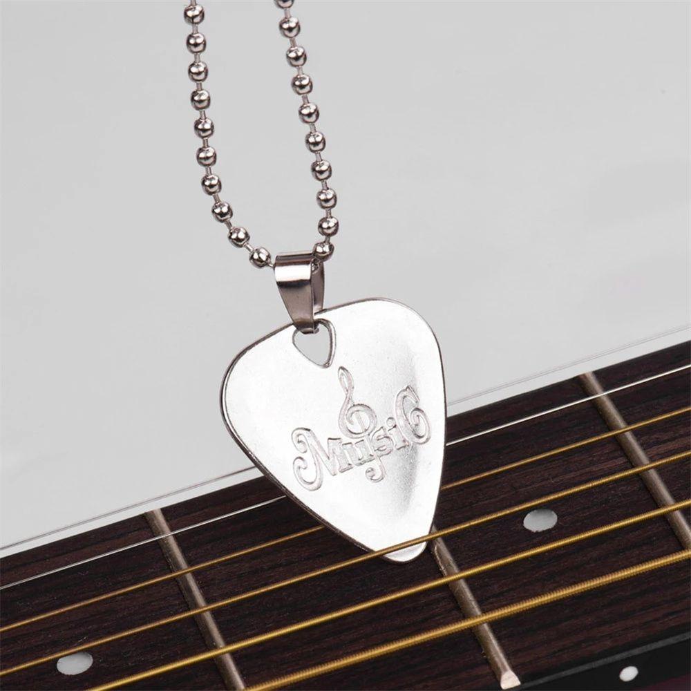 Needway Pick Gitar Perak Fashion Zinc Alloy Alat Musik Instrumen Senar Sports Entertainment Plectrum