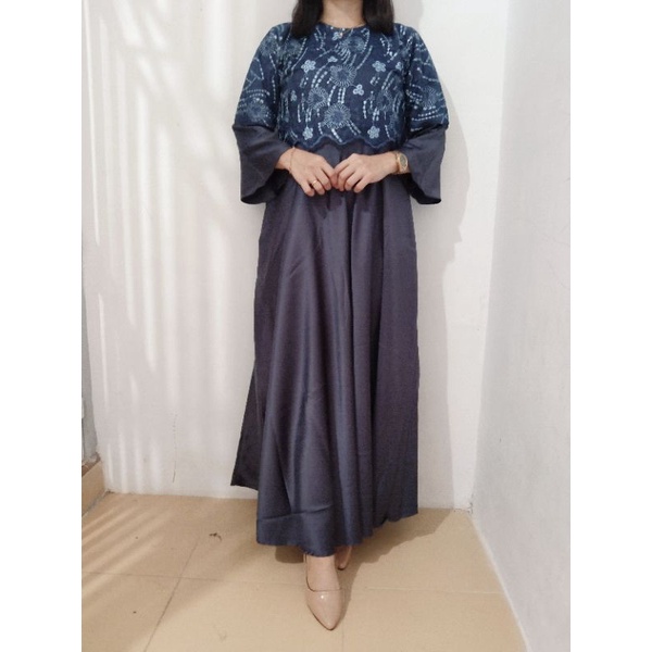 GAMIS brokat combi satin