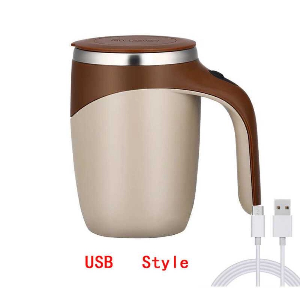 Gelas Aduk Otomatis Self Stirring Cup USB Recharge - DTM-630