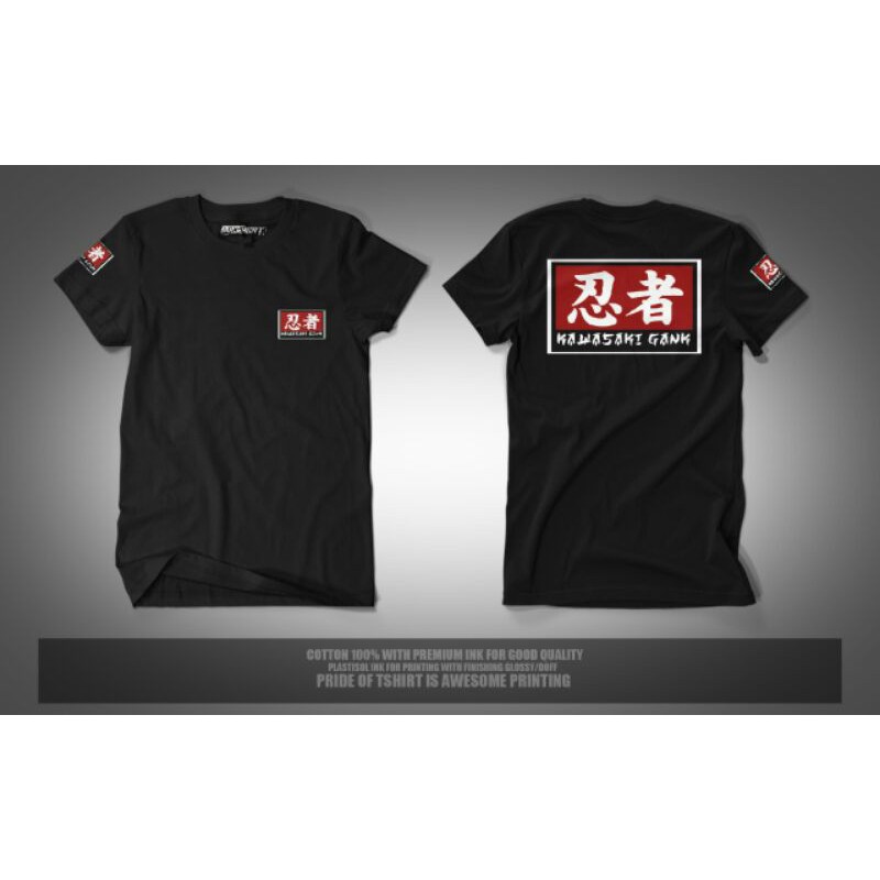 kaos ninja kawasaki gank