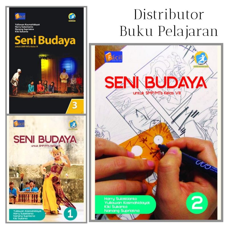 Jual Bintang Indonesia Jakarta - Buku Pelajaran Seni Budaya Kelas 1,2,3