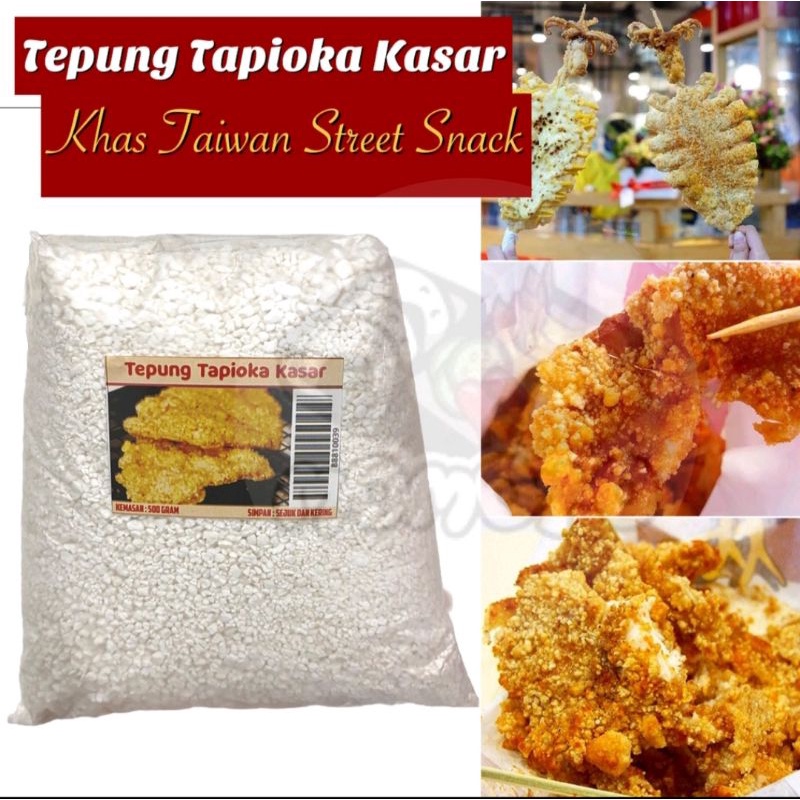 

Tepung Tapioka Kasar Ala Shihlin Taiwan / Crispy Chicken Ala Pok Pok Premium- murah