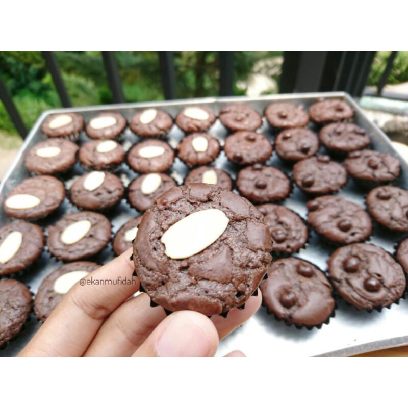 

Brownies Mini / Brownies Bites / Snack Lebaran