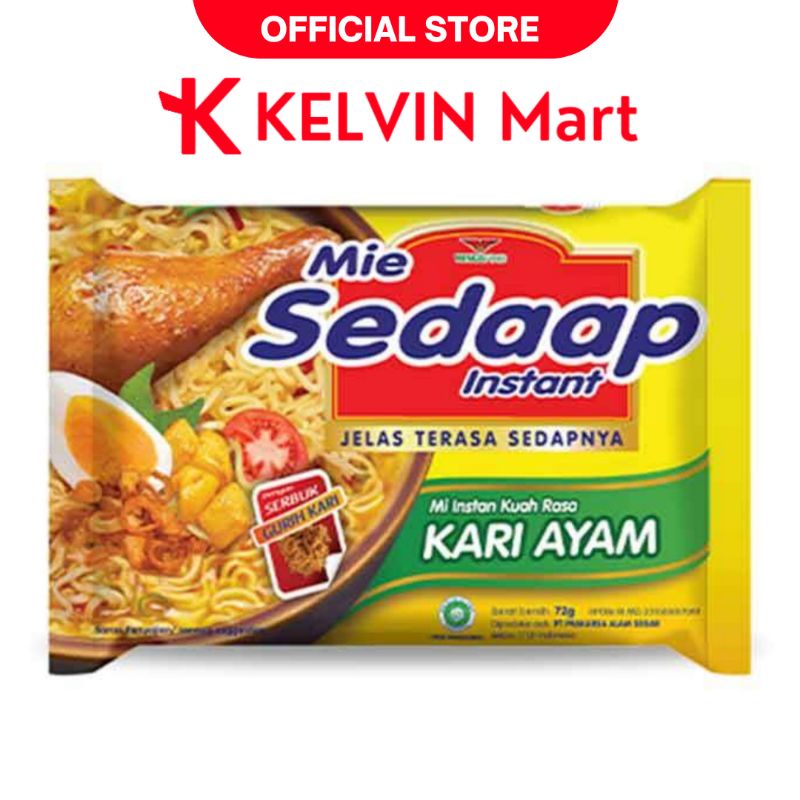 

Mie Sedaap Mie Instant Kari Ayam Pck 72gr | KELVIN Mart