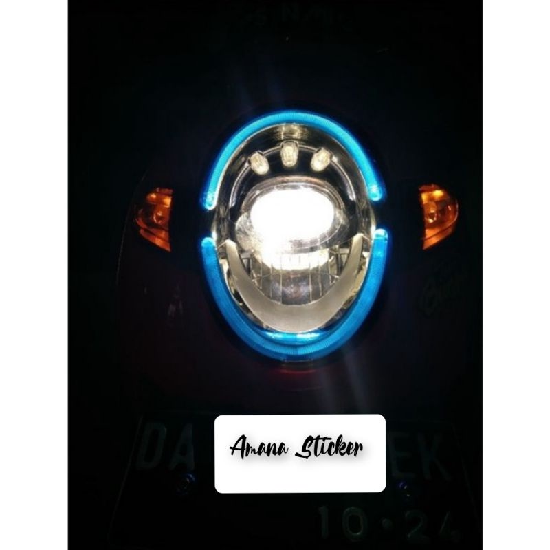 Stiker Alis Scoopy / Stiker Alis Scoopy RGB / Stiker Lampu Scoopy Pelangi