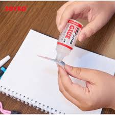 Lem Kertas Cair Botol Bening Alat Tulis Sekolah Murah Praktis Mudah DIY Slime