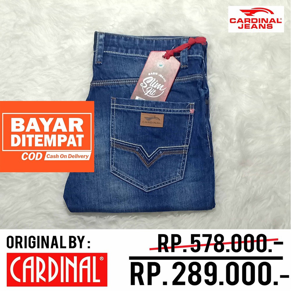  CELANA  CARDINAL  ORIGINAL SLIM  FIT  Shopee Indonesia