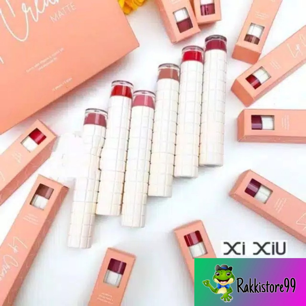 ❣️Rakkistore99❣️Xi Xiu Lip Cream / Lip Cream Satin Matte (100% Original)