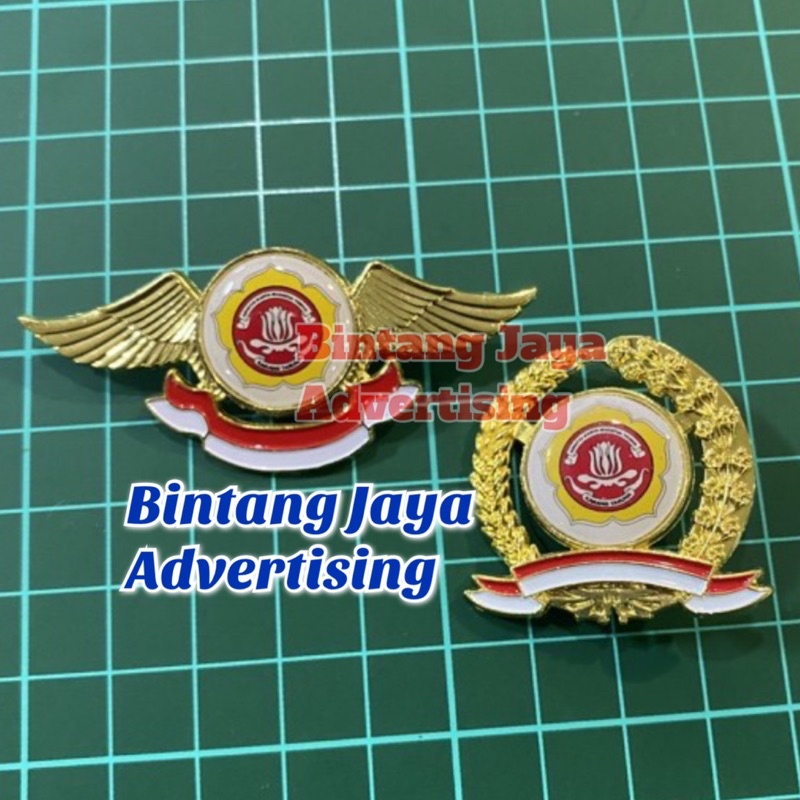 Pin KARANG TARUNA Padi Kapas Wing Wings Burung Logo KARANG TARUNA Kuningan Peniti Satuan