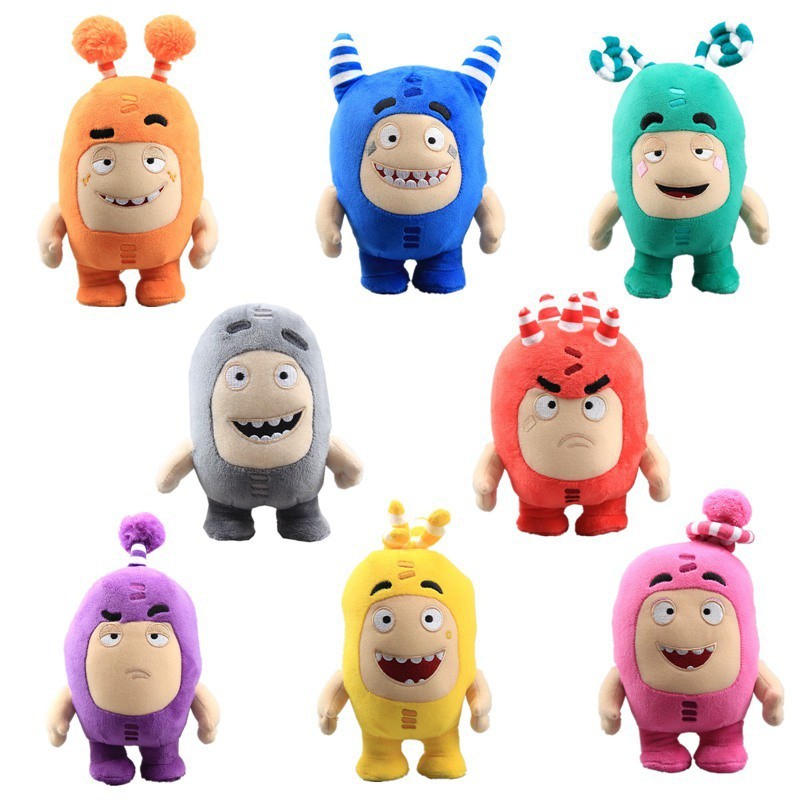 【Ready Stock】15-18cm Animasi Oddbods Mainan Mewah Boneka Harta Tentara Rakasa Lembut Boneka Mainan