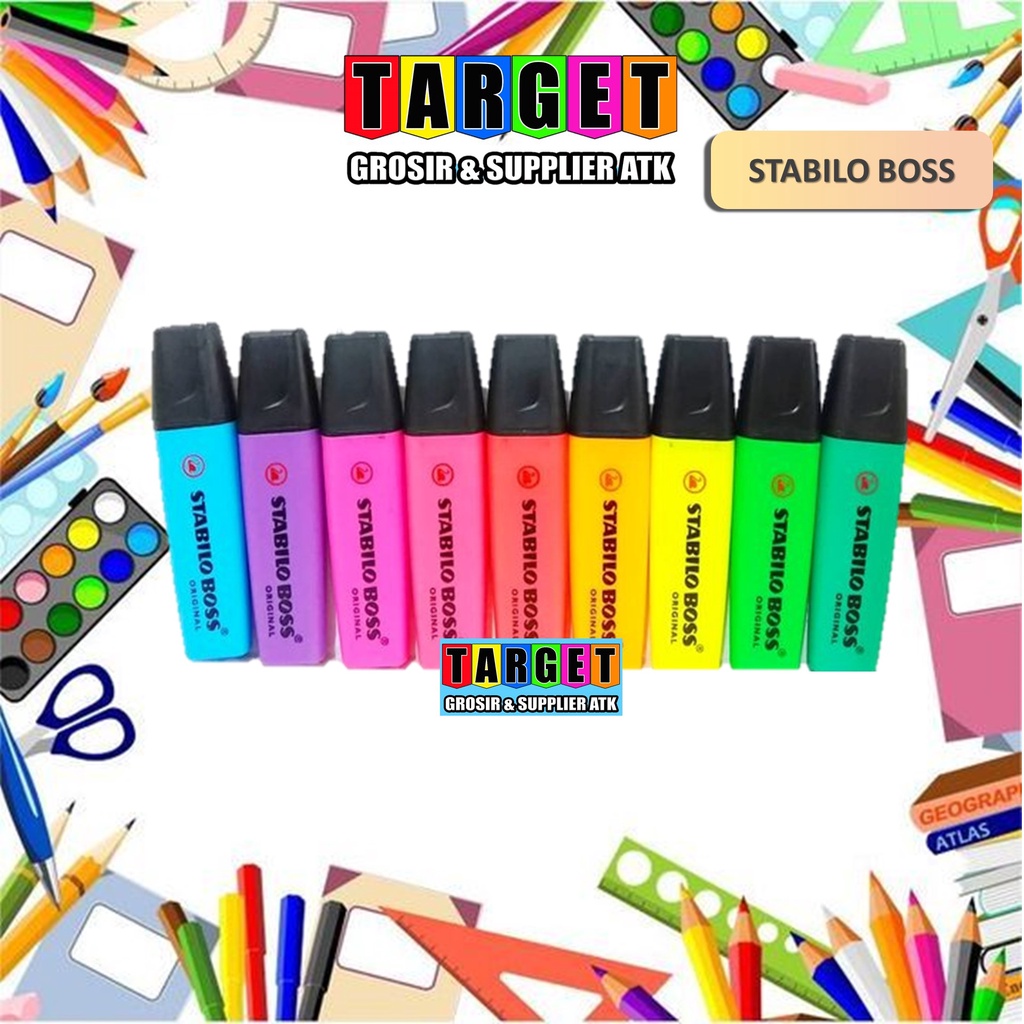 

STABILO BOSS HIGHLIGHTER ORIGINAL / STABILLO WARNA