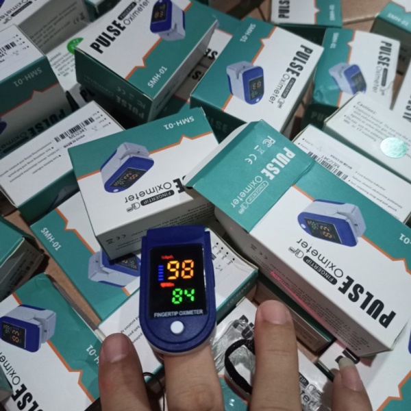 

Dijual Oximeter pulsa Alat pengukur tekanan darah digital sensor jari - Biru Limited