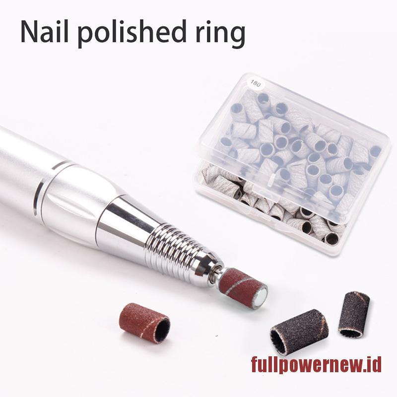 【COD】Nails Silver Holding Drill Bits Sanding Bands Manicure Nail Remover Sanding Cap