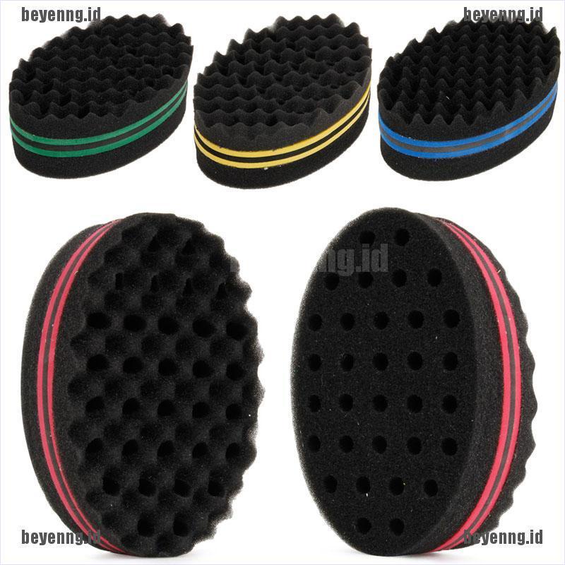Bey Sisir Spons Warna Hitam Untuk Rambut Gimbal / Keriting Afro