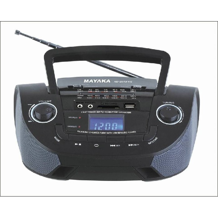 Mayaka RD-201U HC Dilengkapi Port USB-SD-MP3-Recorder Player-Radio FM