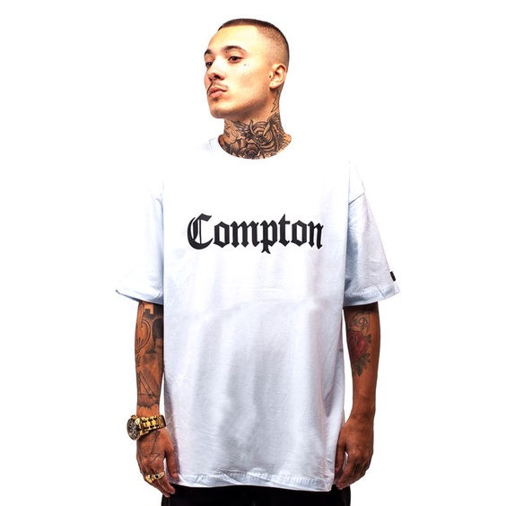 T-shirt Compton. Baju distro kaos custom Compton