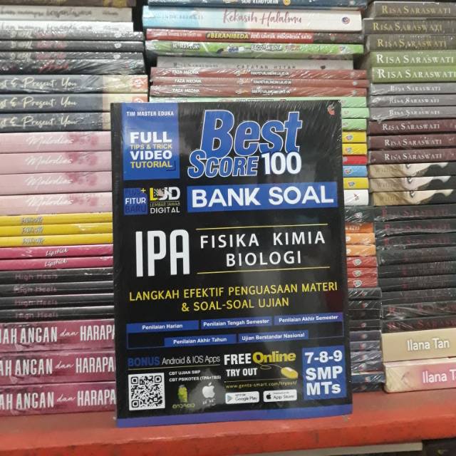 Best score 100 bank  soal ipa smp mts 789